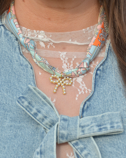 Pearl Lasso Scarf Necklace