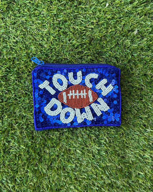Touch Down Coin Purse - Blue