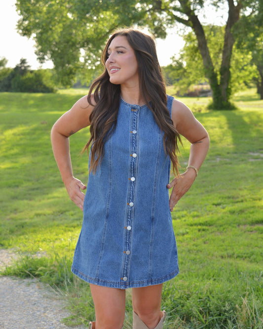 Main Arena Denim Dress