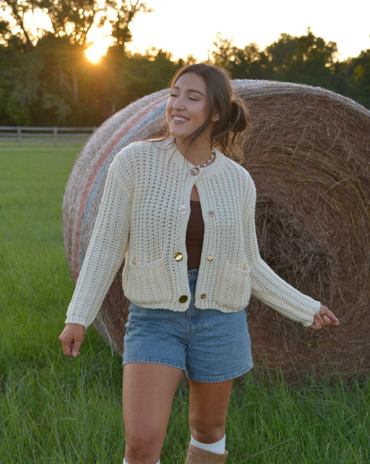 Oatmeal Cream Chunky Knit