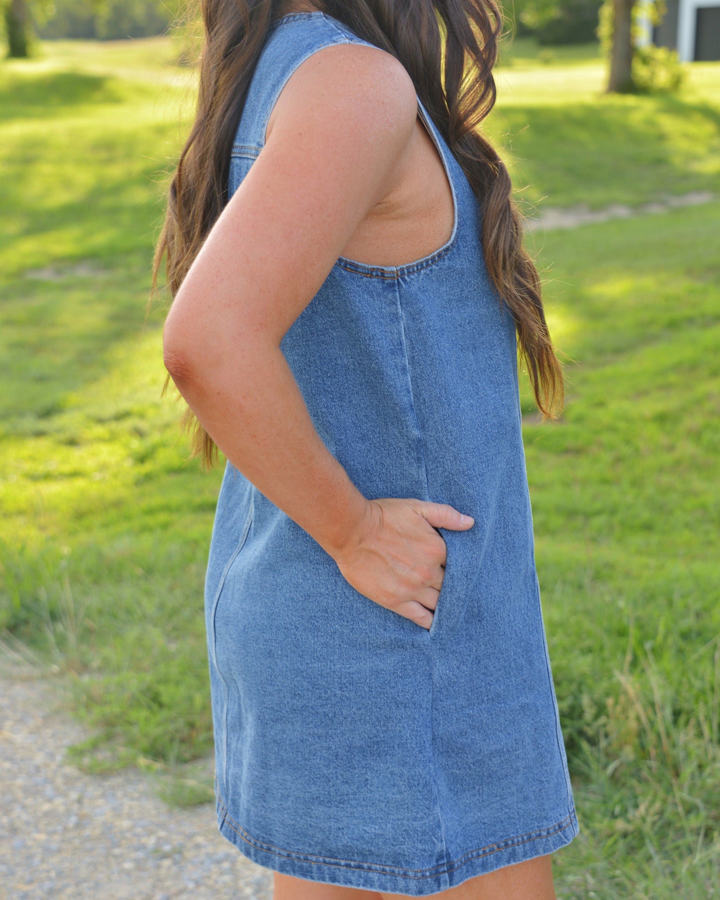 Main Arena Denim Dress