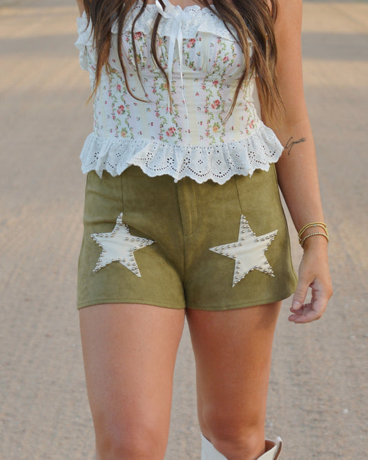 Lone Star Suede Shorts