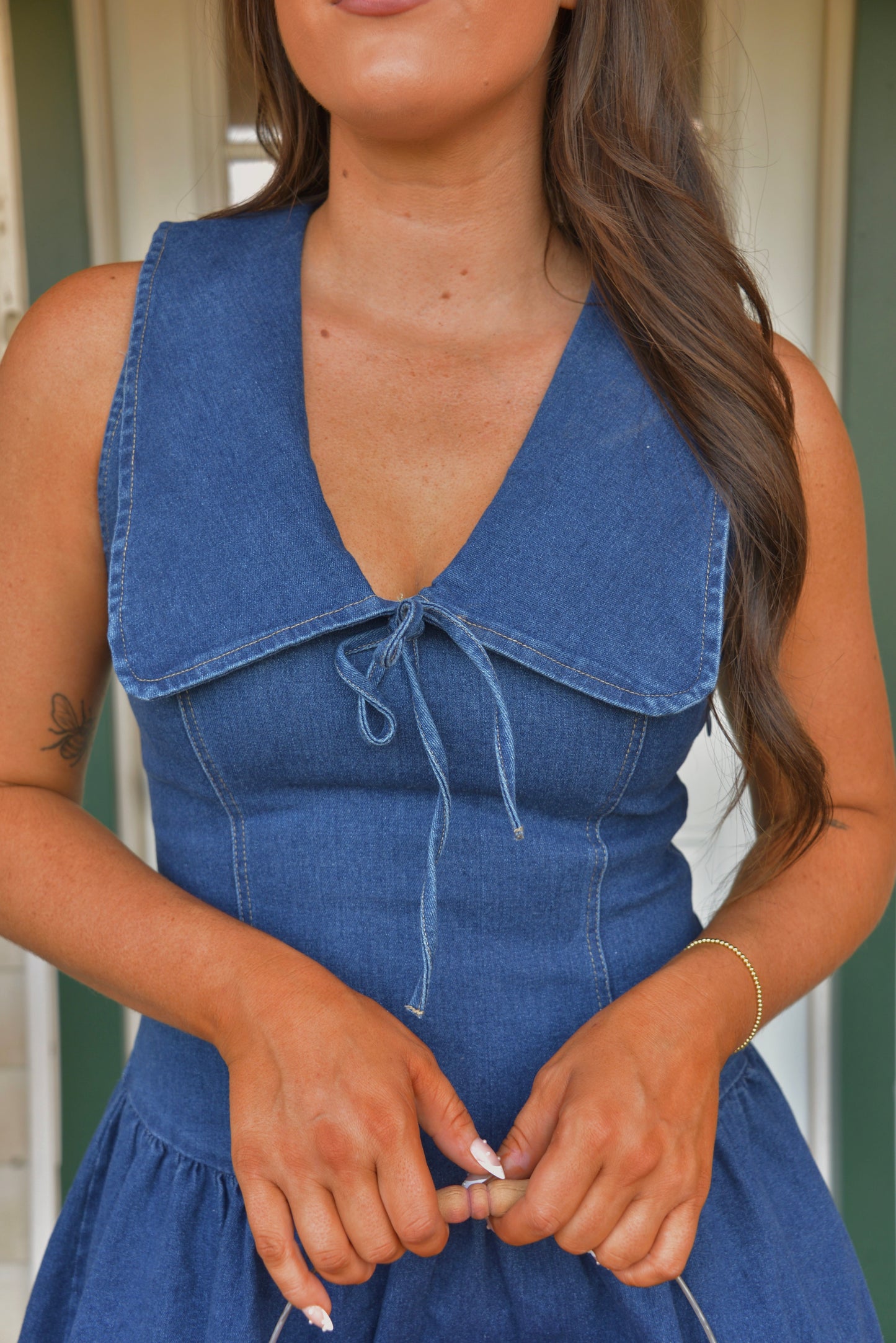 Blueberry Pie Denim Dress