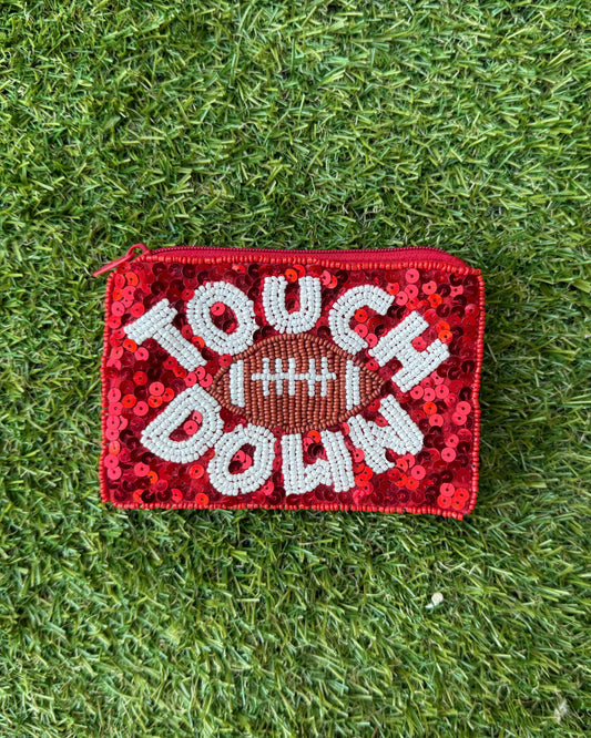 Touch Down Coin Purse - Red