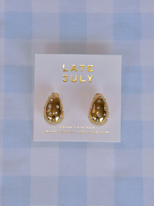 Starlit Tear Drop Earrings