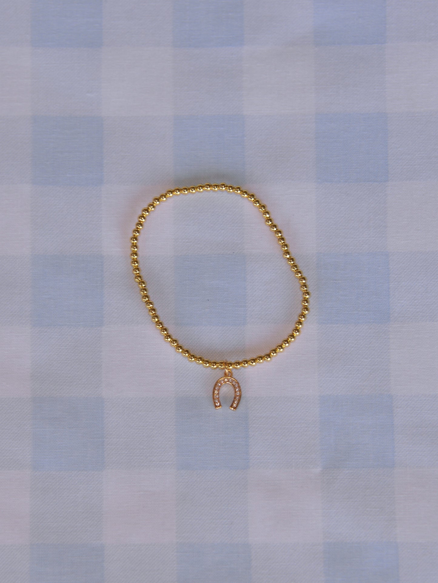 Golden Gallop Horseshoe Bracelet