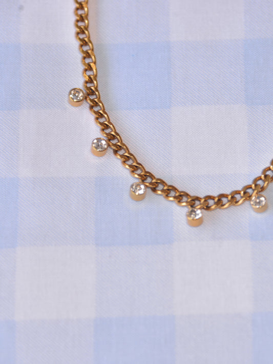 Sweetheart Rhinestone Chain