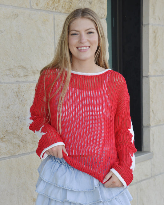 The Red Zone Sweater