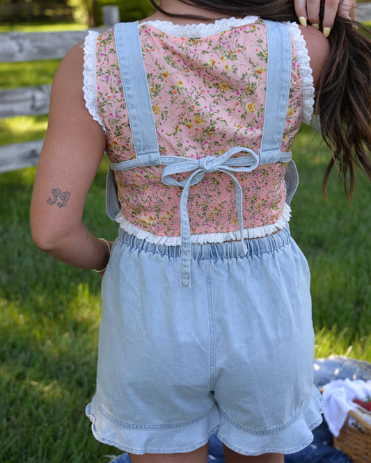 Back Porch Blues Overalls