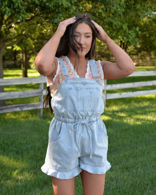 Back Porch Blues Overalls