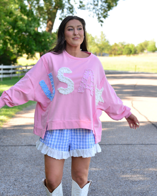 Star-Spangled Cowgirl Sweater