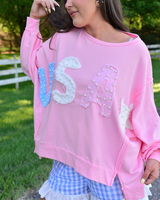 Star-Spangled Cowgirl Sweater