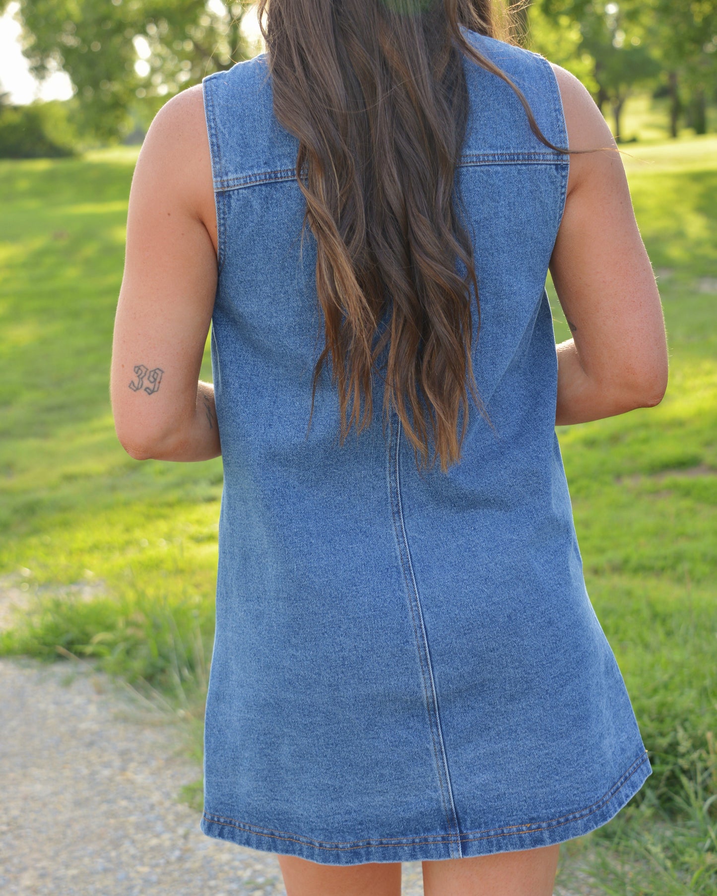 Main Arena Denim Dress