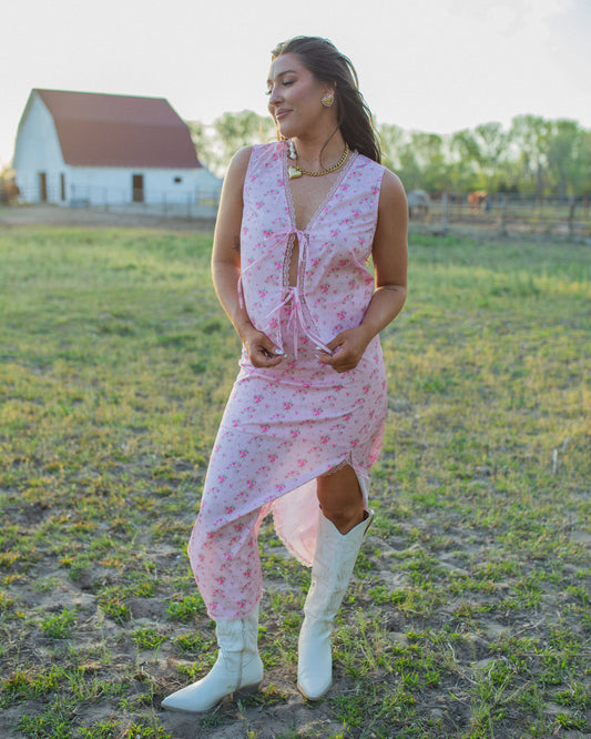 The Maybelle Satin Vest