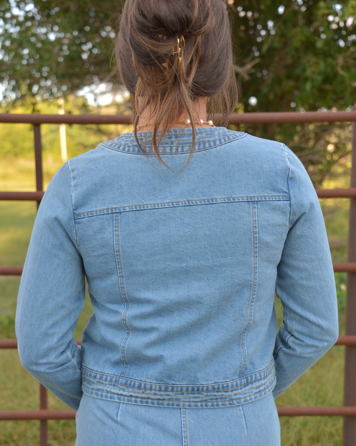 Autumn Skies Denim Jacket