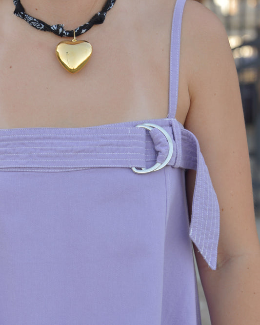 Victory in Violet Dress