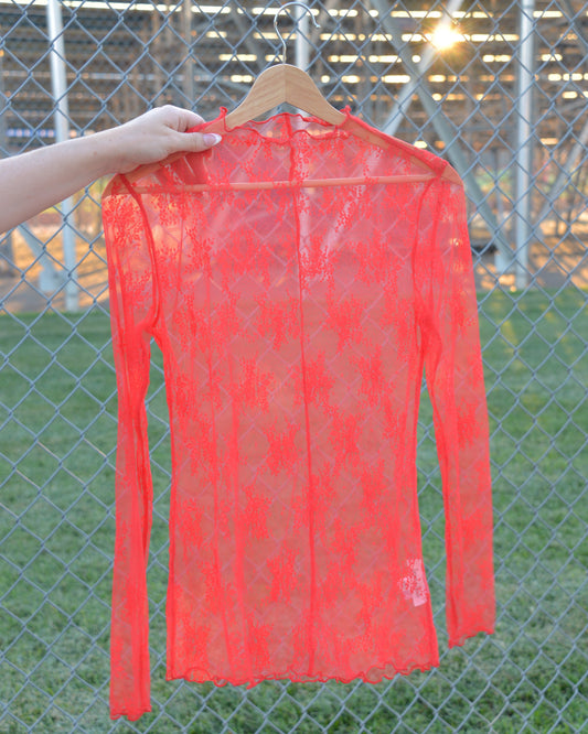 Red First Base Lace