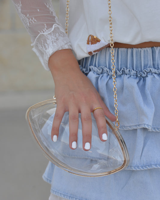 Clear to Cheer Purse